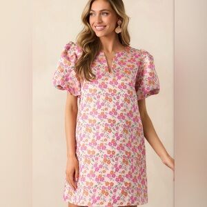 Floral Puff Sleeve Dress